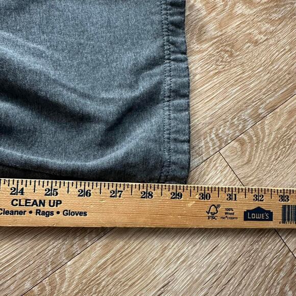 Gray Nike Sweat pants swoosh logo size L thrashed out loose fit - Picture 6 of 7